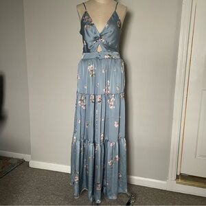 Altar’d State Kellsa blue maxi dress size XL